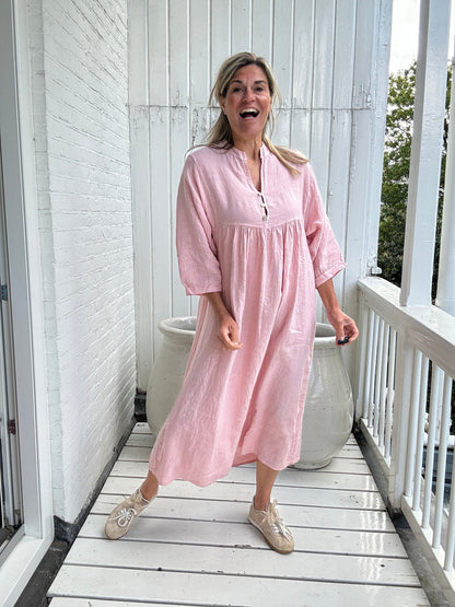 Julia linnen jurk