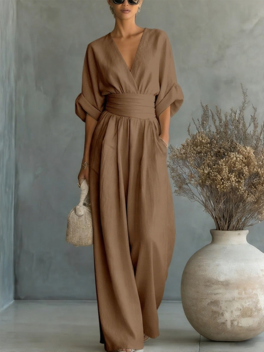 Sahny | Linnen jumpsuit