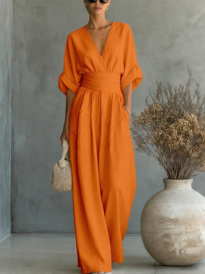 Sahny | Linnen jumpsuit
