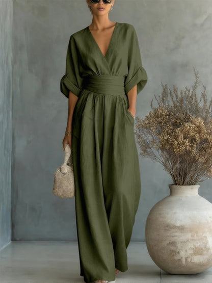 Sahny | Linnen jumpsuit