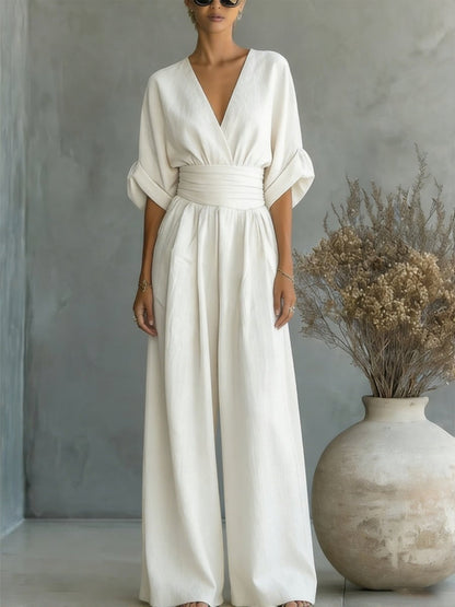 Sahny | Linnen jumpsuit